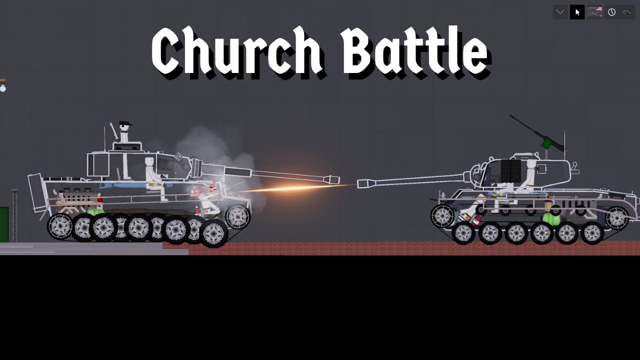 Heavy Tank Battle at the Church–People Playground