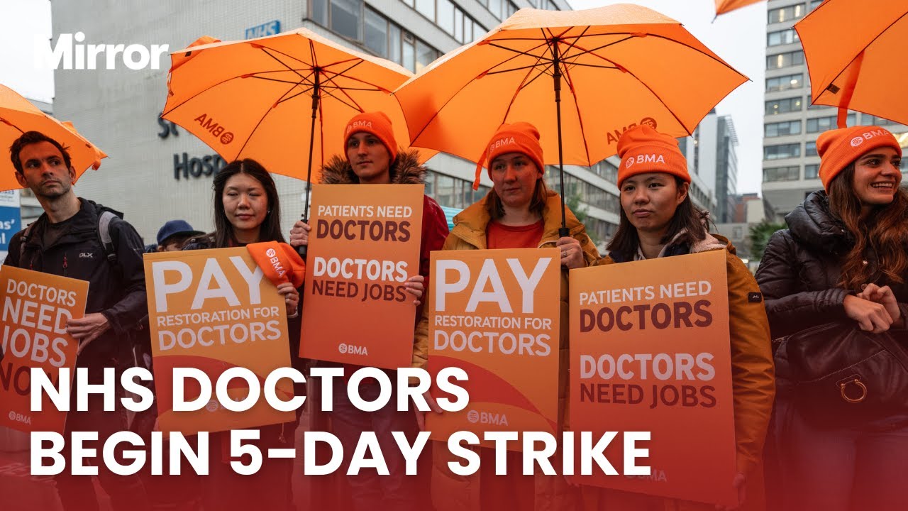 NHS Doctors begin THIRTEENTH strike over pay