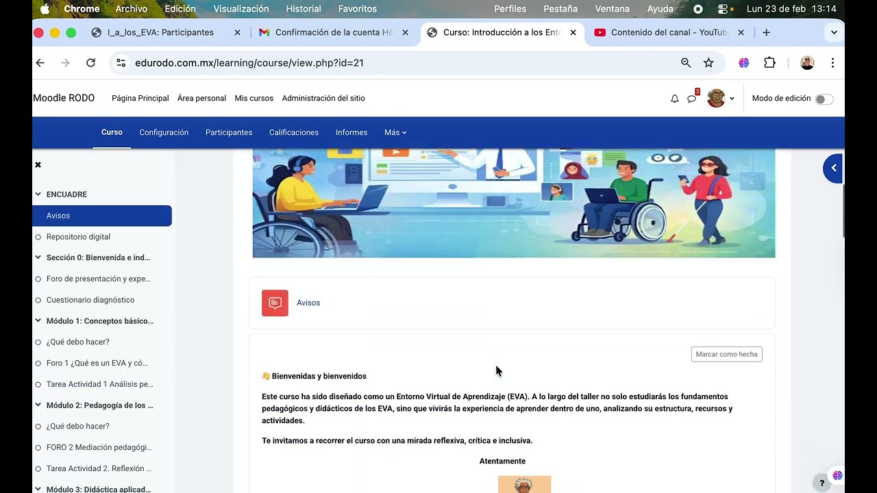 Cómo ingresar a un curso dentro de plataforma Moodle
