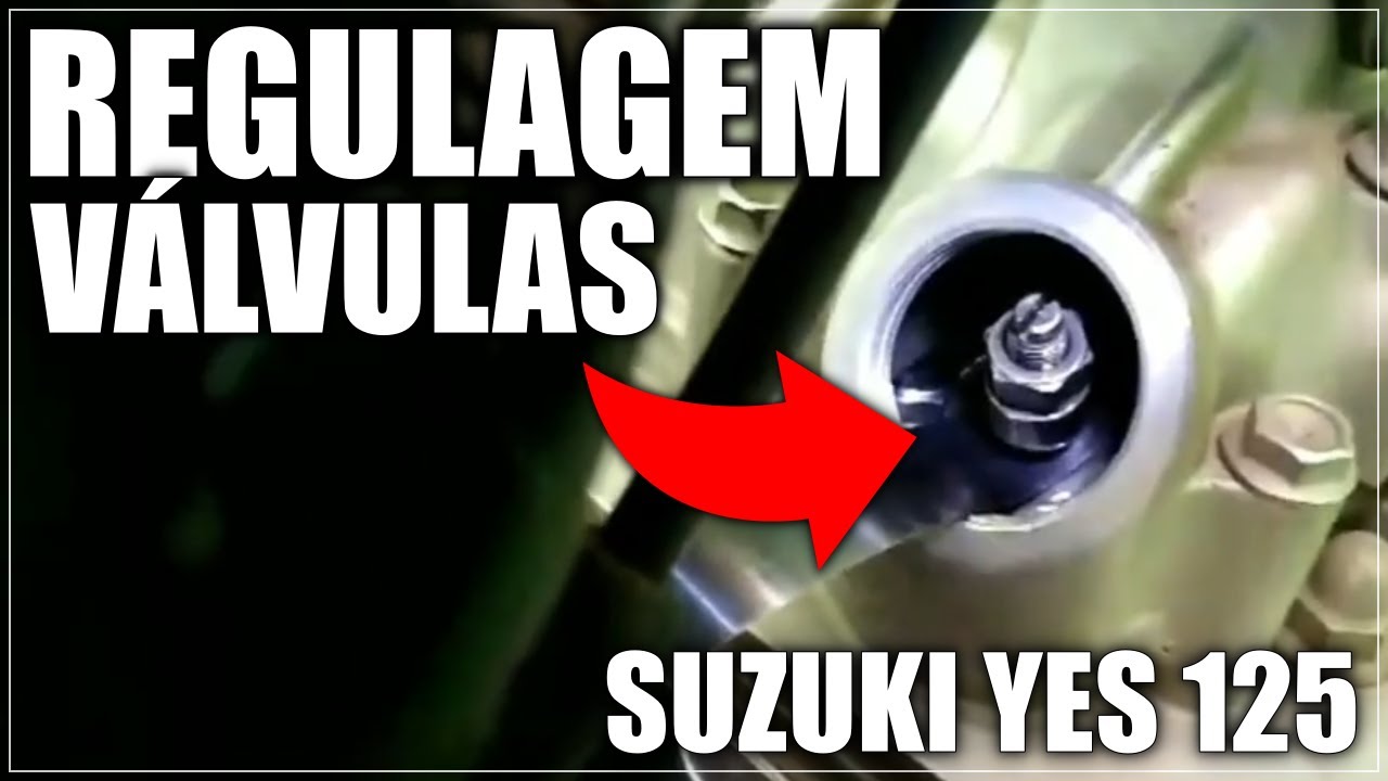 Suzuki Yes : Como fazer a regulagem de Válvulas da Suzuki Yes 125