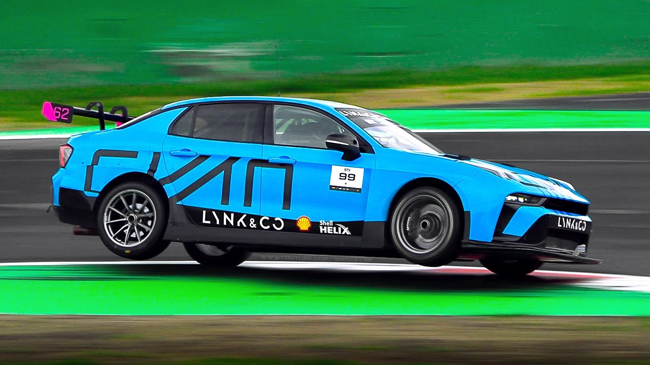 Cyan Racing's 350HP Lynk & Co 03 TCR Testing at Monza Circuit!
