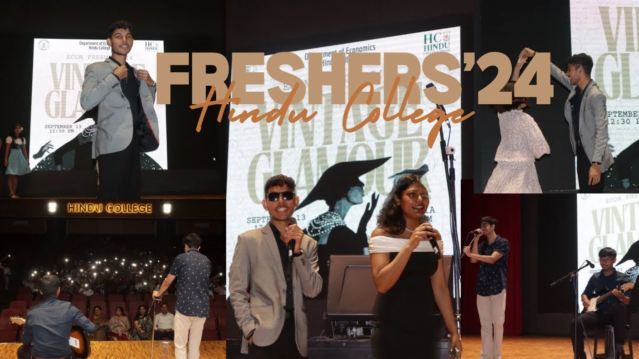 FRESHERS PARTY at Hindu college.🕺✨🥂| Delhi University