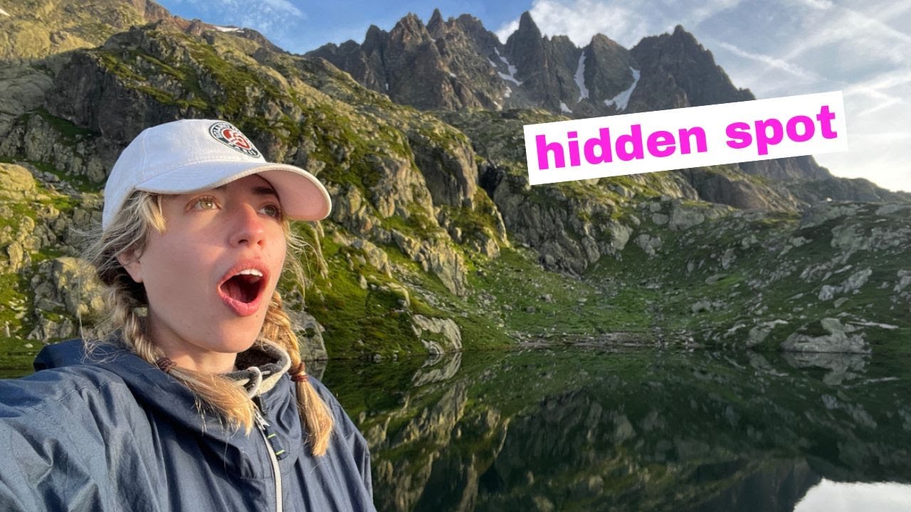 Wild camping on the last night of the Tour Du Mont Blanc