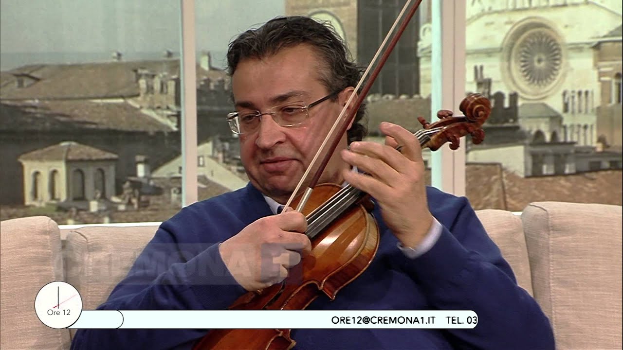 A Ore12 Roberto Codazzi e il Violinista Luca Fanfoni