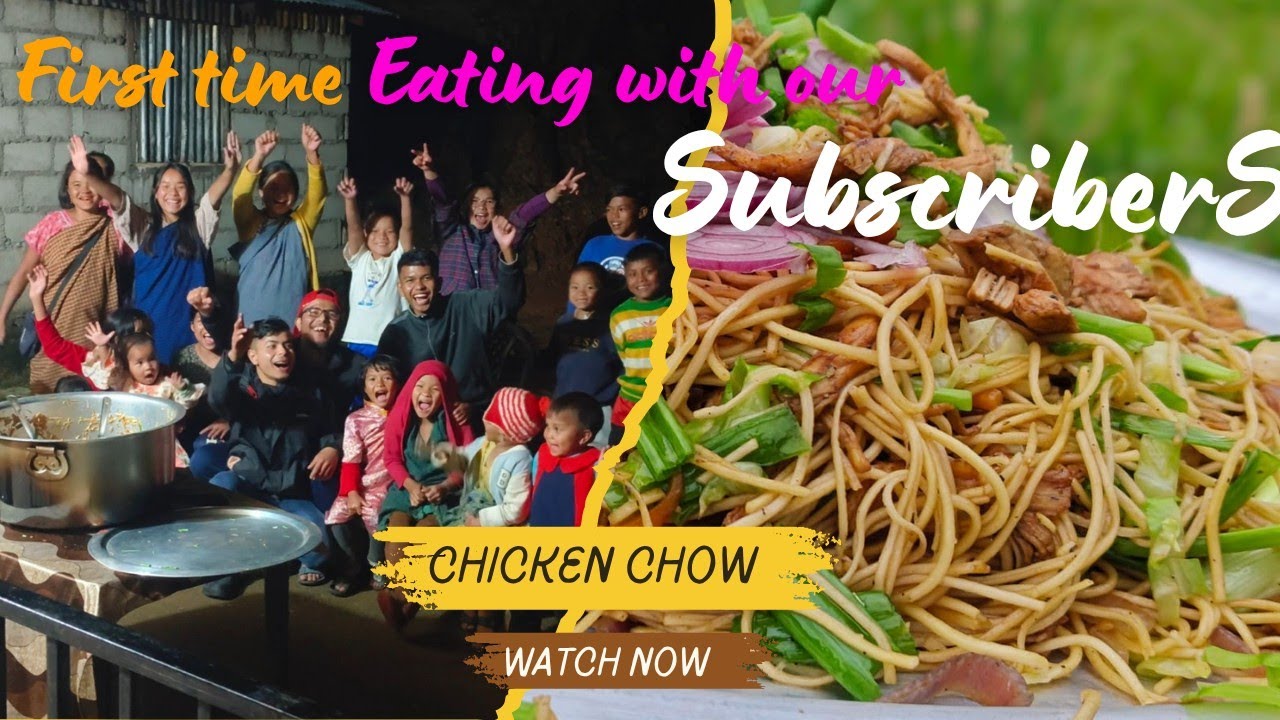 First time meeting our Subscribers | Ka Sien ba nyngkong ba leit shet CHICKEN CHOW nabynta kynnahrit