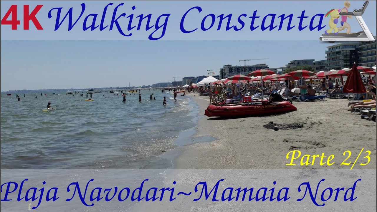 [🇷🇴 Romania ] Plaja Navodari (Mamaia Nord ) | part 2/3 | Constanta | 4K