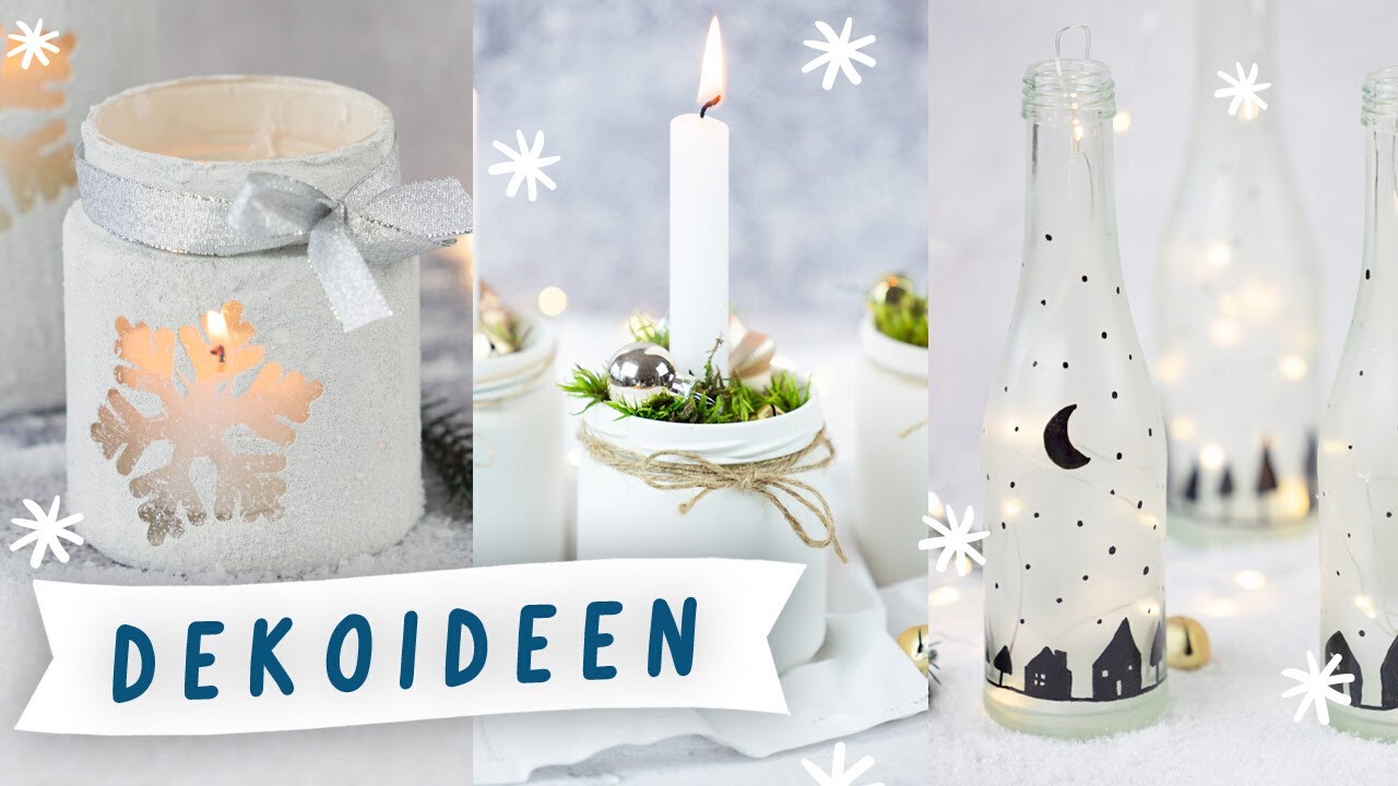 DIY WINTERDEKO | Dekoration selbermachen | einfaches & besonderes Upcycling für Weihnachten