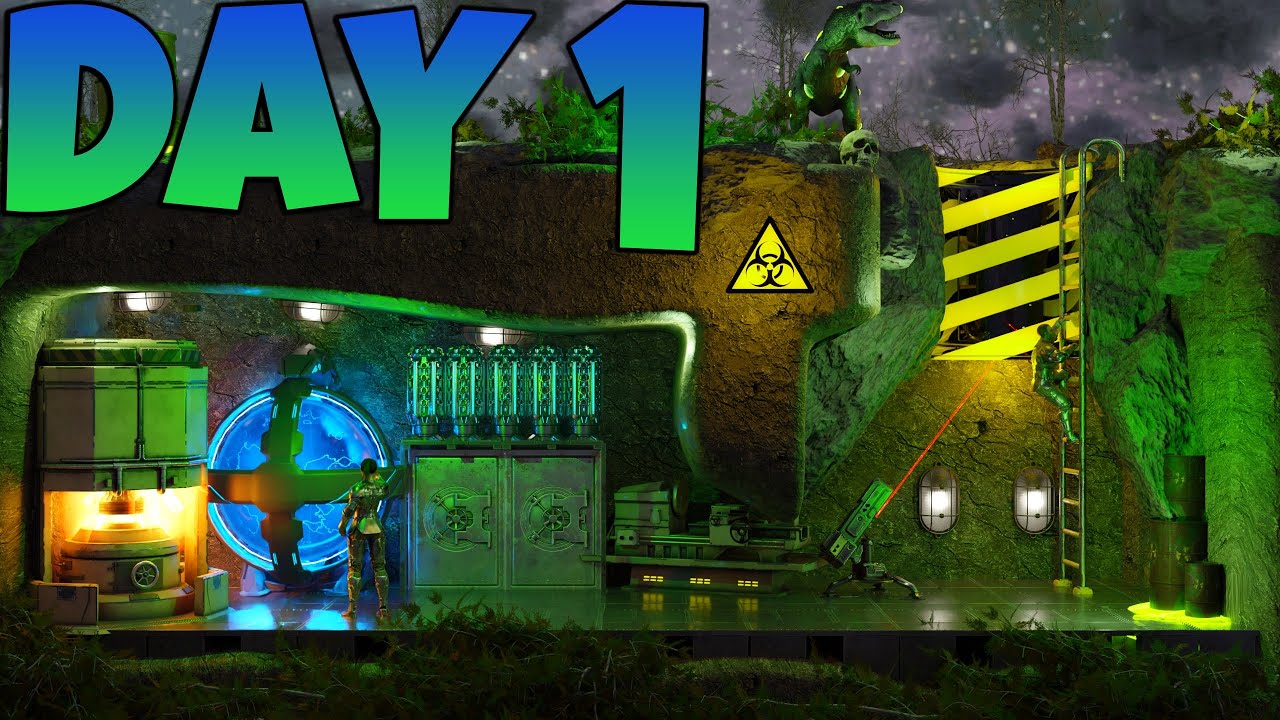 How I Claimed a Nuclear Bunker VS 1800 Players - Ark PvP