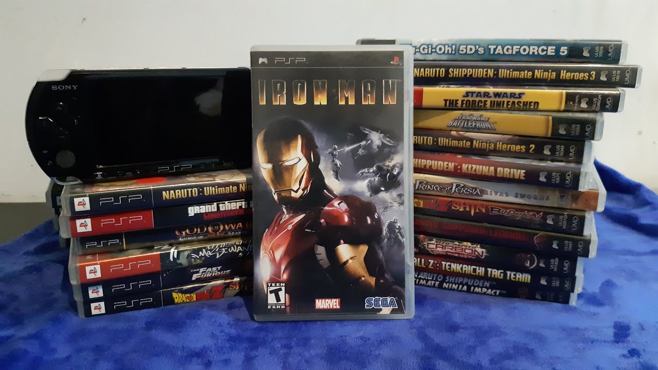 PSP colección legendaria de juegos ASMR