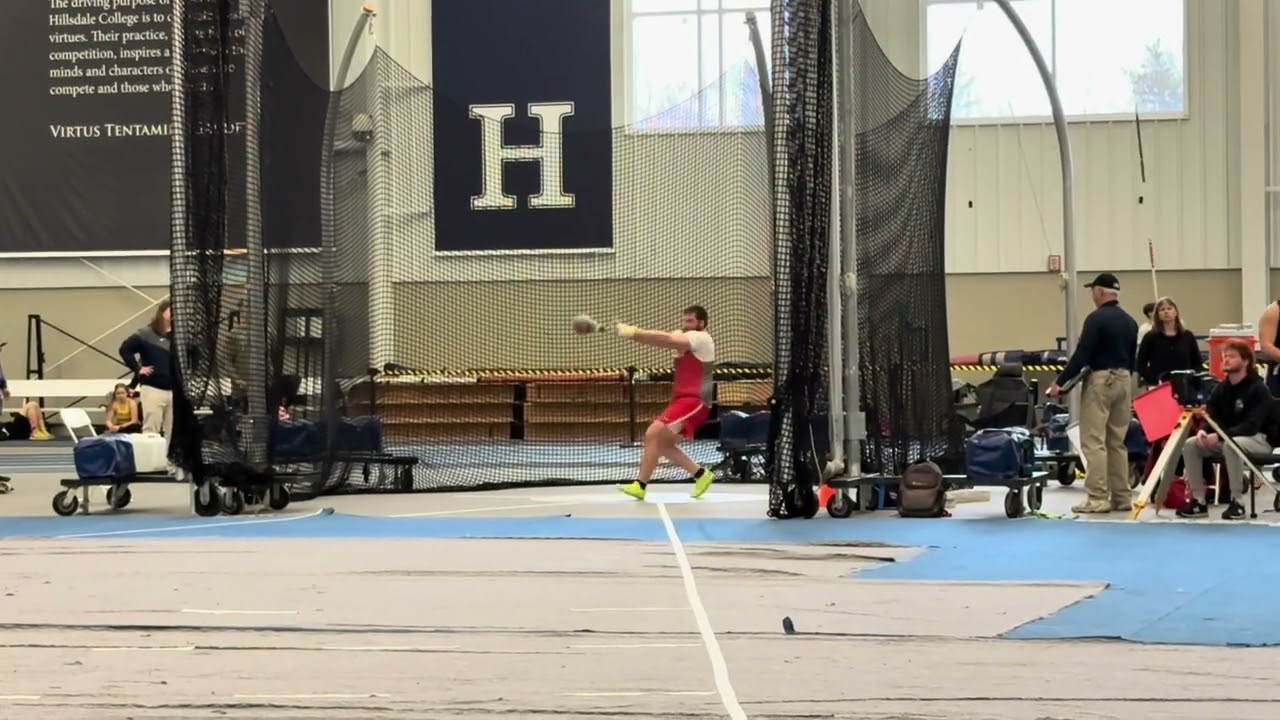 Men’s Weight Throw Hillsdale 2.21.26