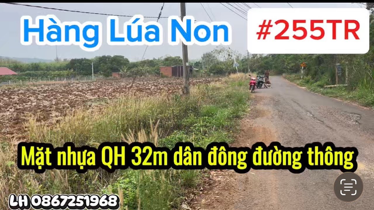 (20) #255TR | Hàng Lúa Non Cách QL 13 chợ trường Uỷ Ban 3kmLH 0867251968 @bdsbinhphuoc