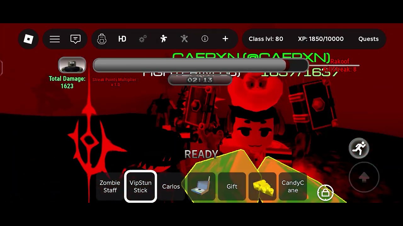 The rakoof kill test(bloodmayhem just only phase because rakoof was defeat)(update valentines)