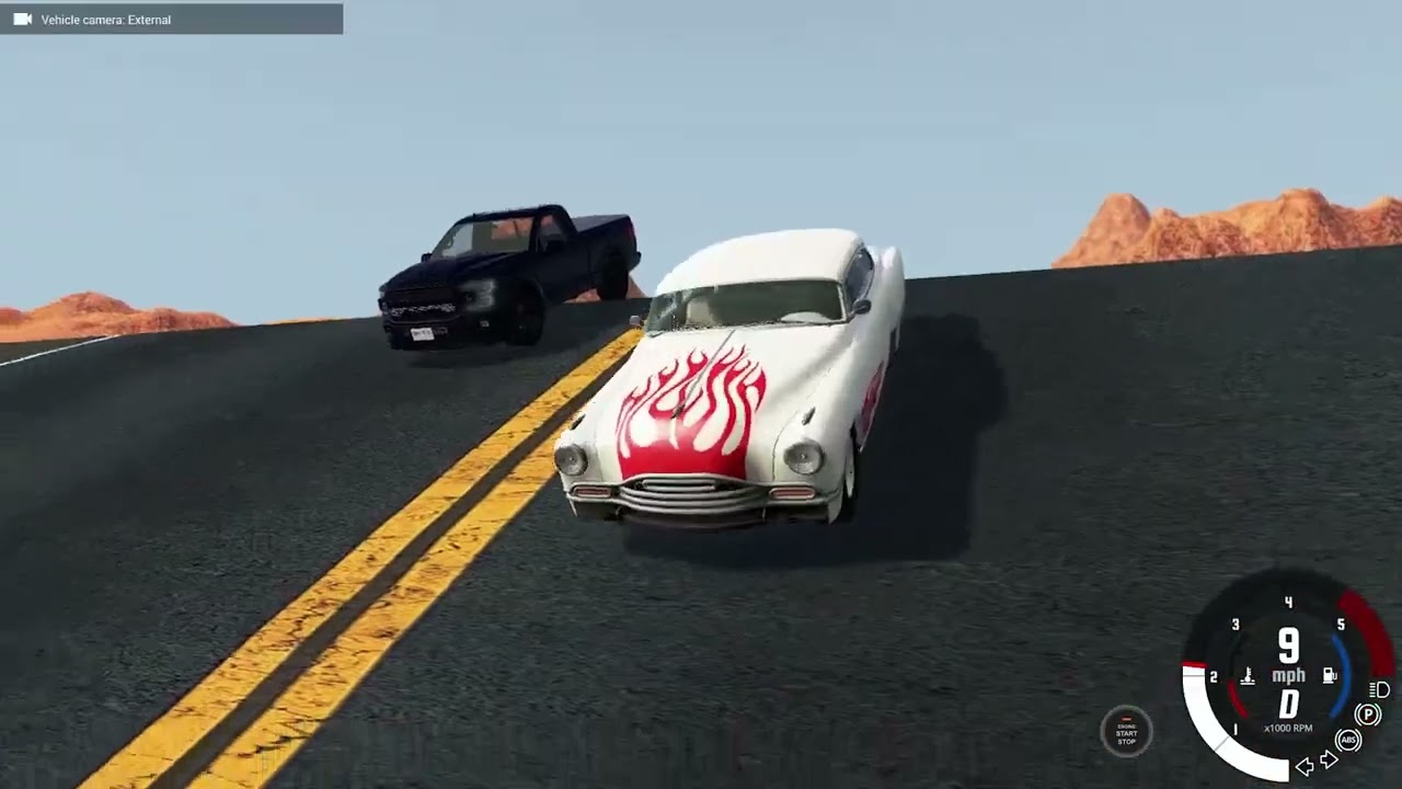 Cars vs Massive Speed Bumps | BeamNG Drive Grand Canyon Edition