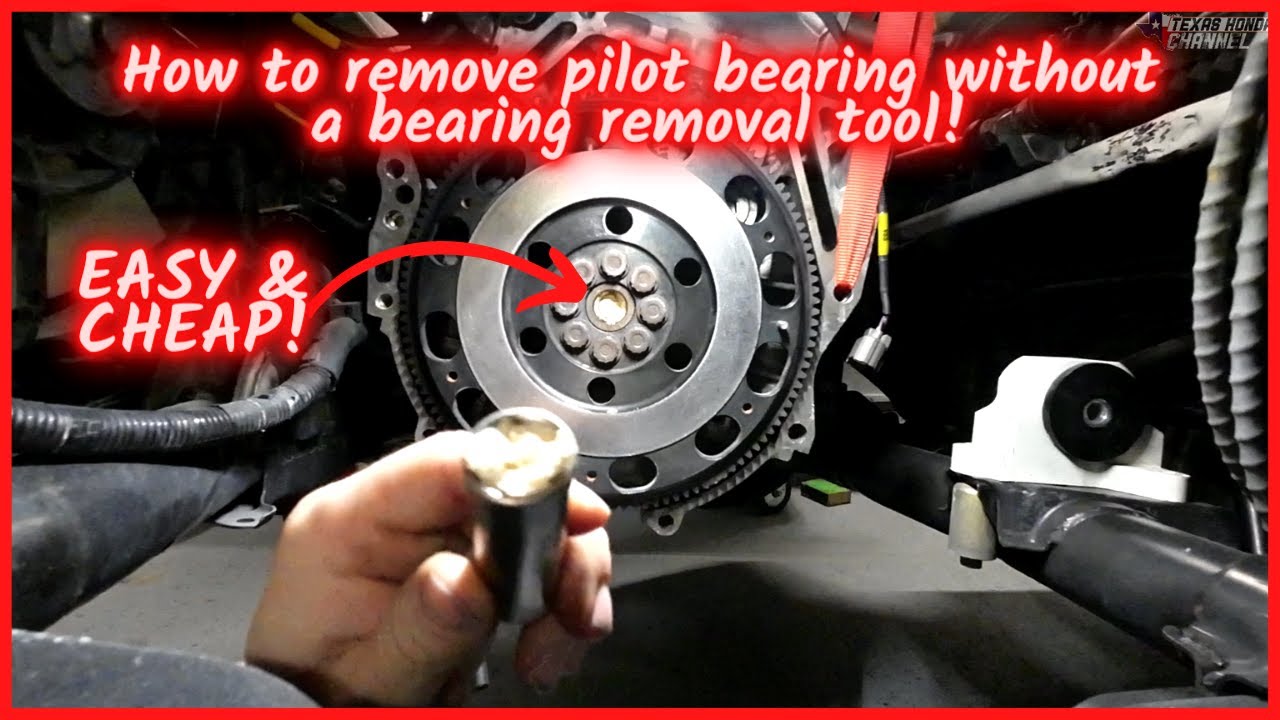 REMOVE PILOT BEARING WITH BREAD (NO IT