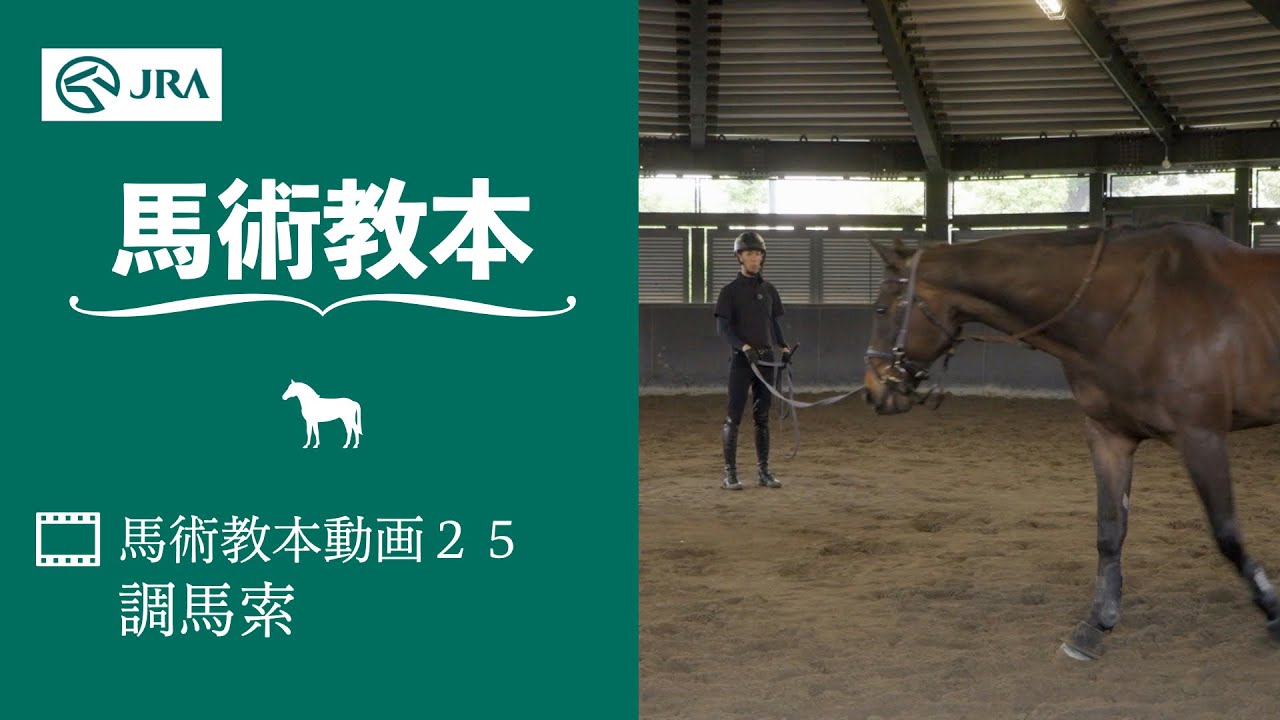 【馬事公苑】馬術教本動画25 調馬索 | JRA公式