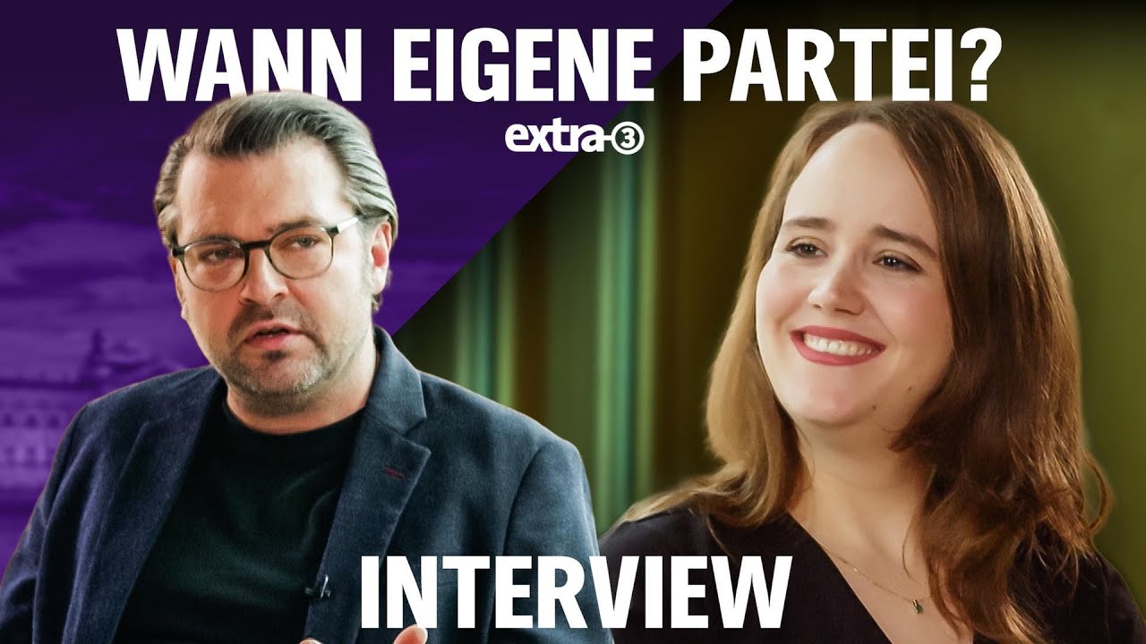 Ziemlich happy f&uuml;r&nbsp;ne&nbsp;Gr&uuml;ne -&nbsp;Interview mit&nbsp;Ricarda Lang | extra 3