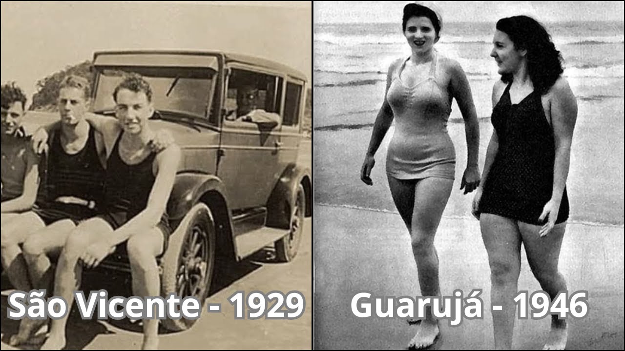 Litoral de São Paulo Antigamente: Fotos Raras de 1900 aos Anos 80