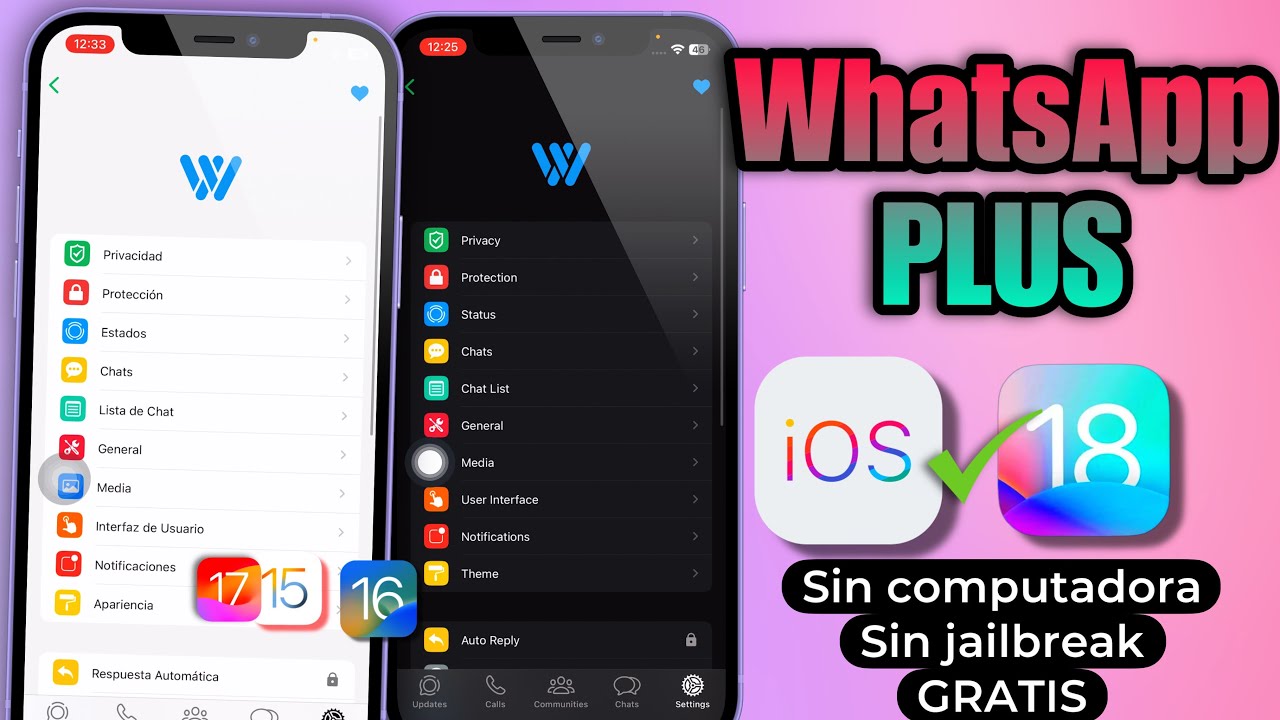 WhatsApp plus en iPhone c&oacute;mo instalar tutorial ☑️🩶😌✅100% funcional 2025