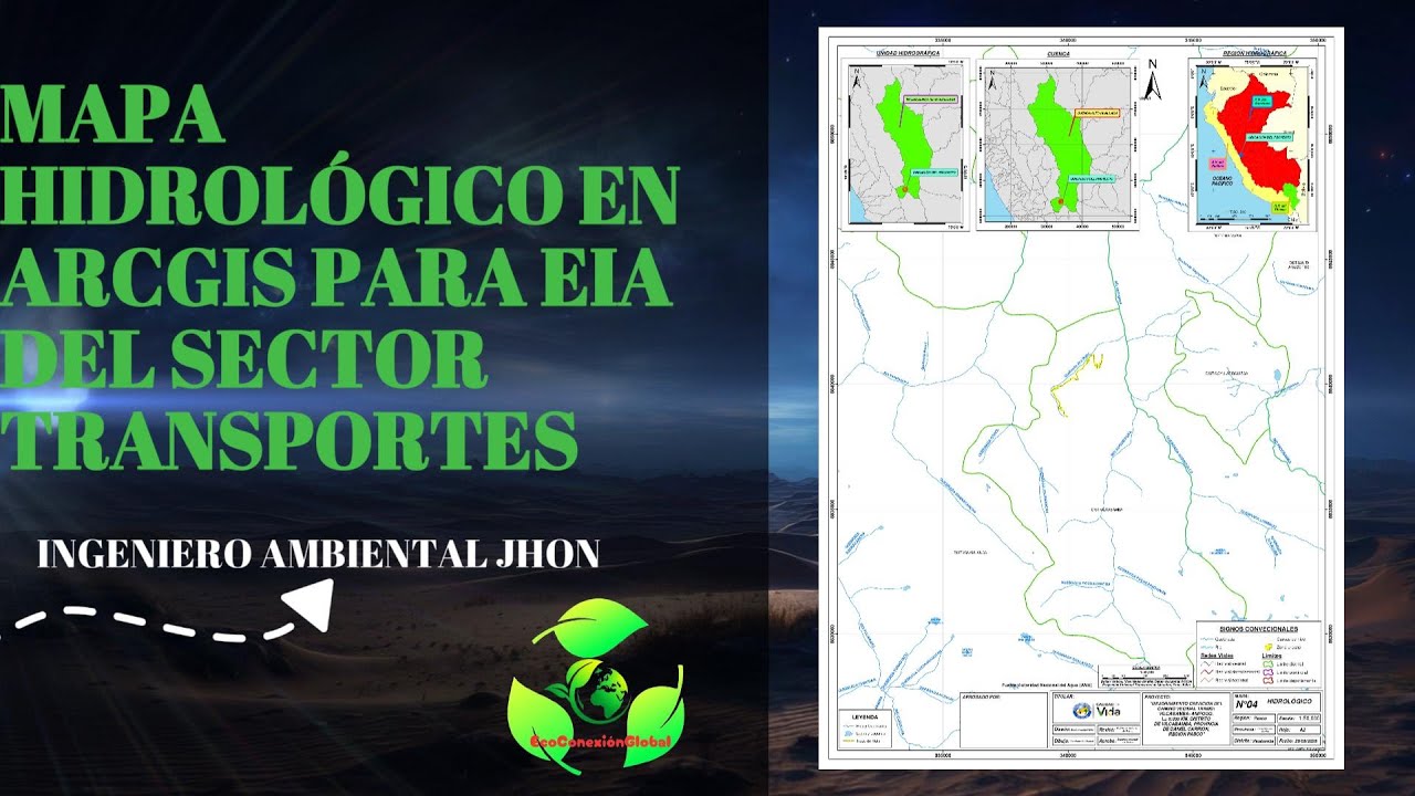 “MAPA HIDROLÓGICO EN ARCGIS PARA EIA DEL SECTOR TRANSPORTES – PASO A PASO”
