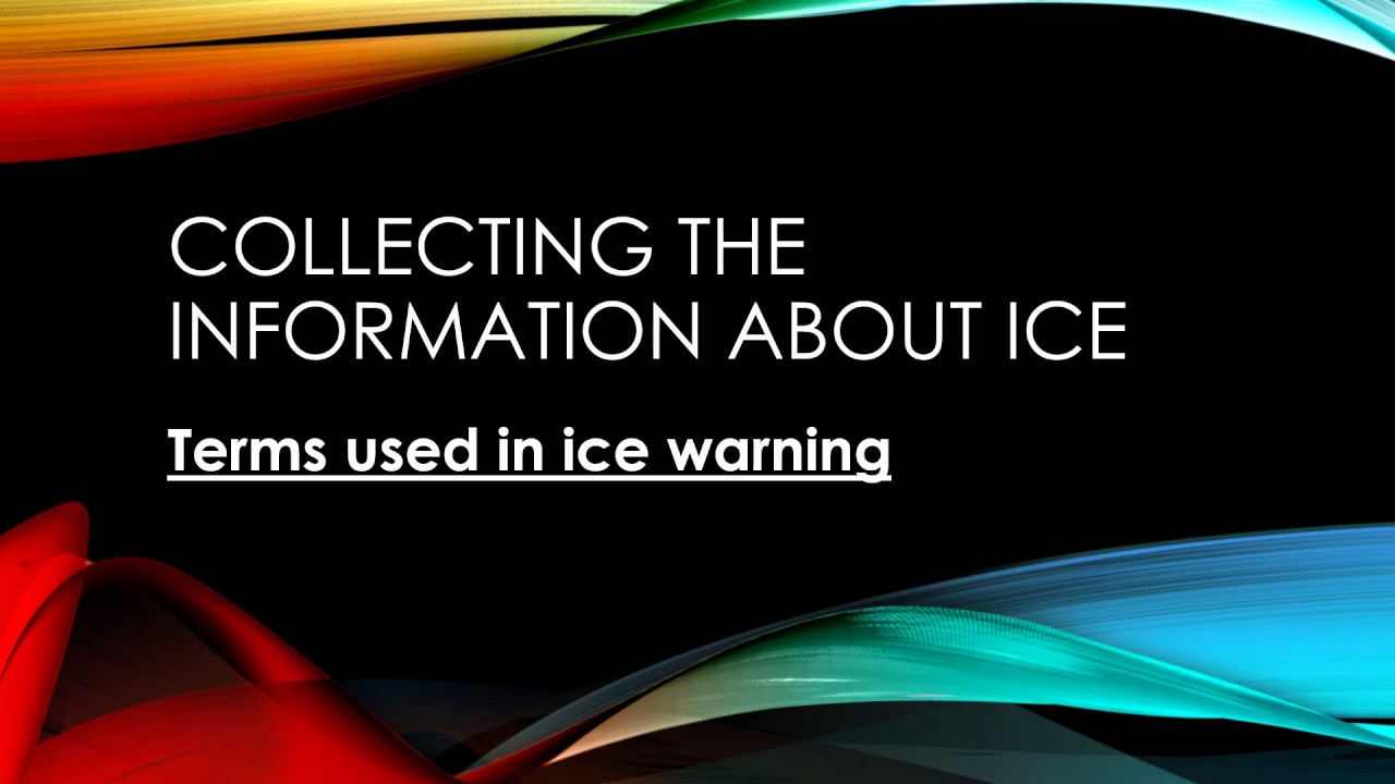 Collecting the information about ice for safe navigation of ships in high latitudes