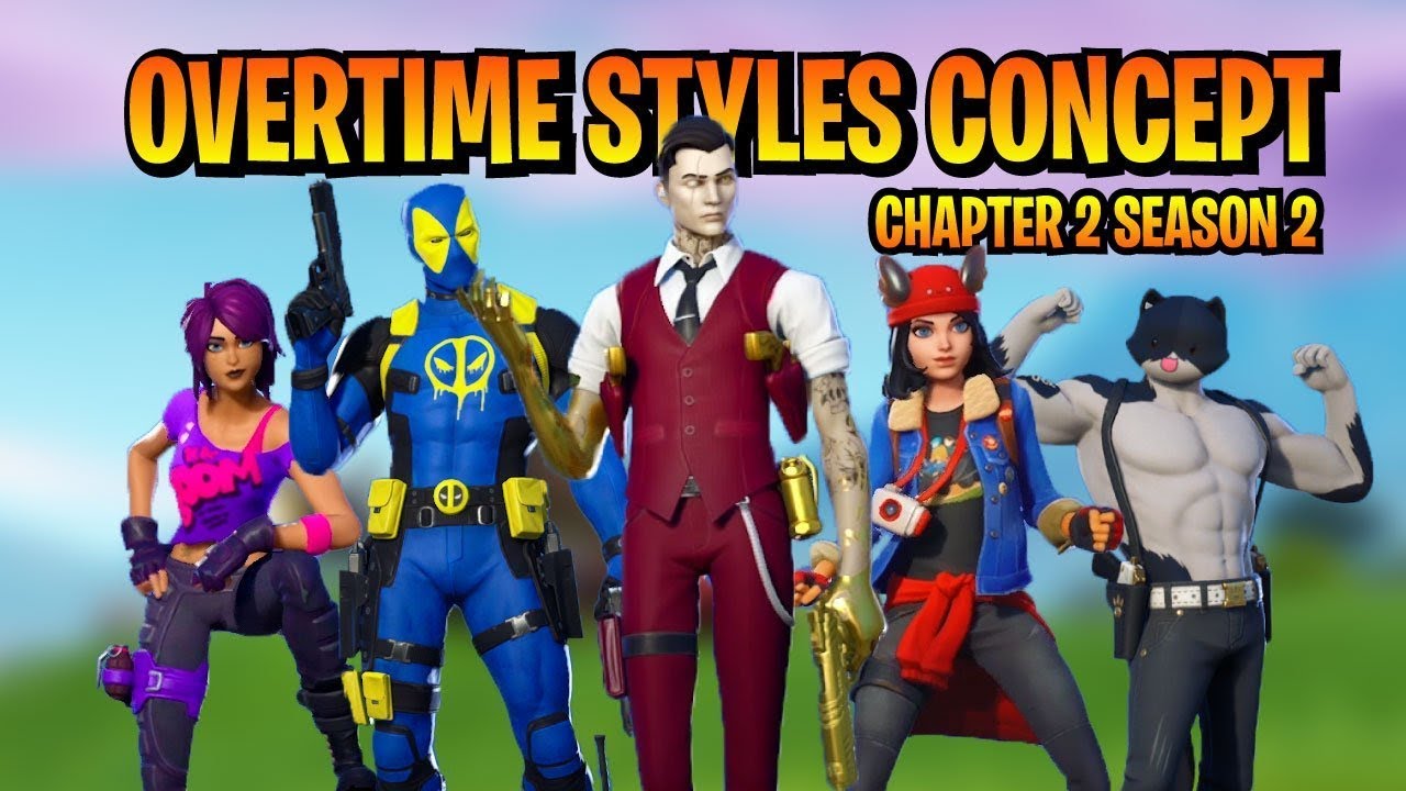 Fortnite Chapter 2 Season 2 OVERTIME SKIN STYLE Concepts!