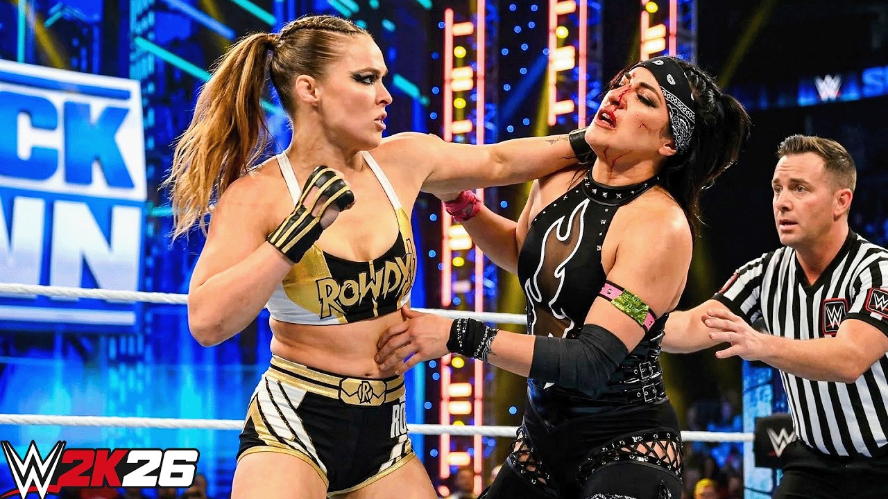 FULL MATCH: Ronda Rousey vs. Raquel Rodriguez | WWE Smackdown | WWE2K26 Gameplay