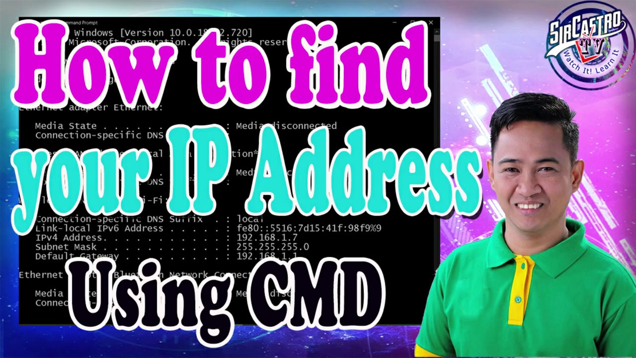 How to find your IP Address using CMD by SirCastro