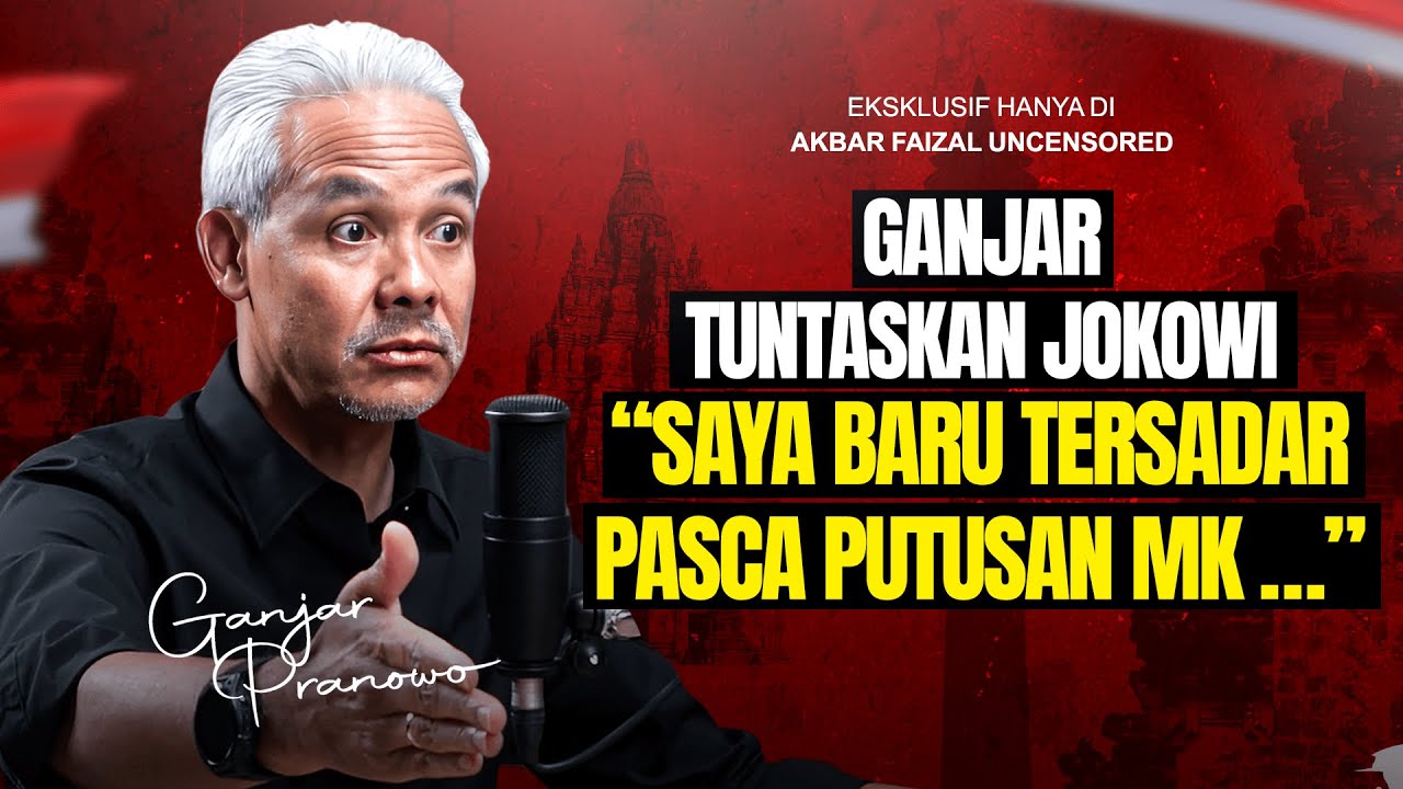 *EKSKLUSIF HANYA DI AFU ❗❗ GANJAR TUNTASKAN JOKOWI: 