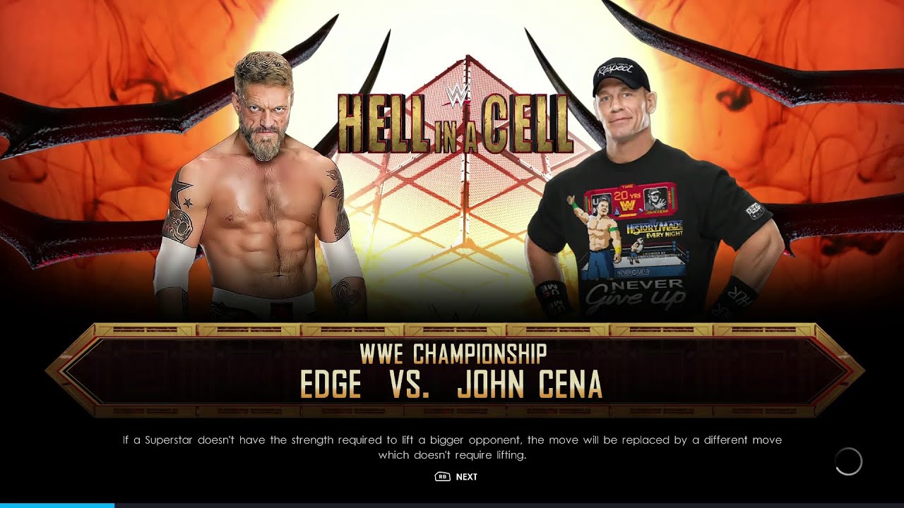WWE 2K22 John Cena Vs Edge