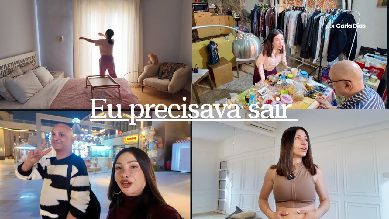 Tentei ter um dia perfeito… mas o jantar no barco furou | rotina, treino em casa, dança e shopping