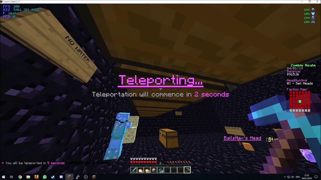 Exotic overclaims Valor - SaicoPvP Zombie Realm