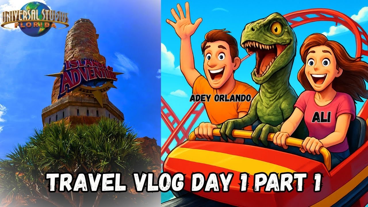 Universal Studios Islands of Adventure Themepark Vlog Day 1 Part 1