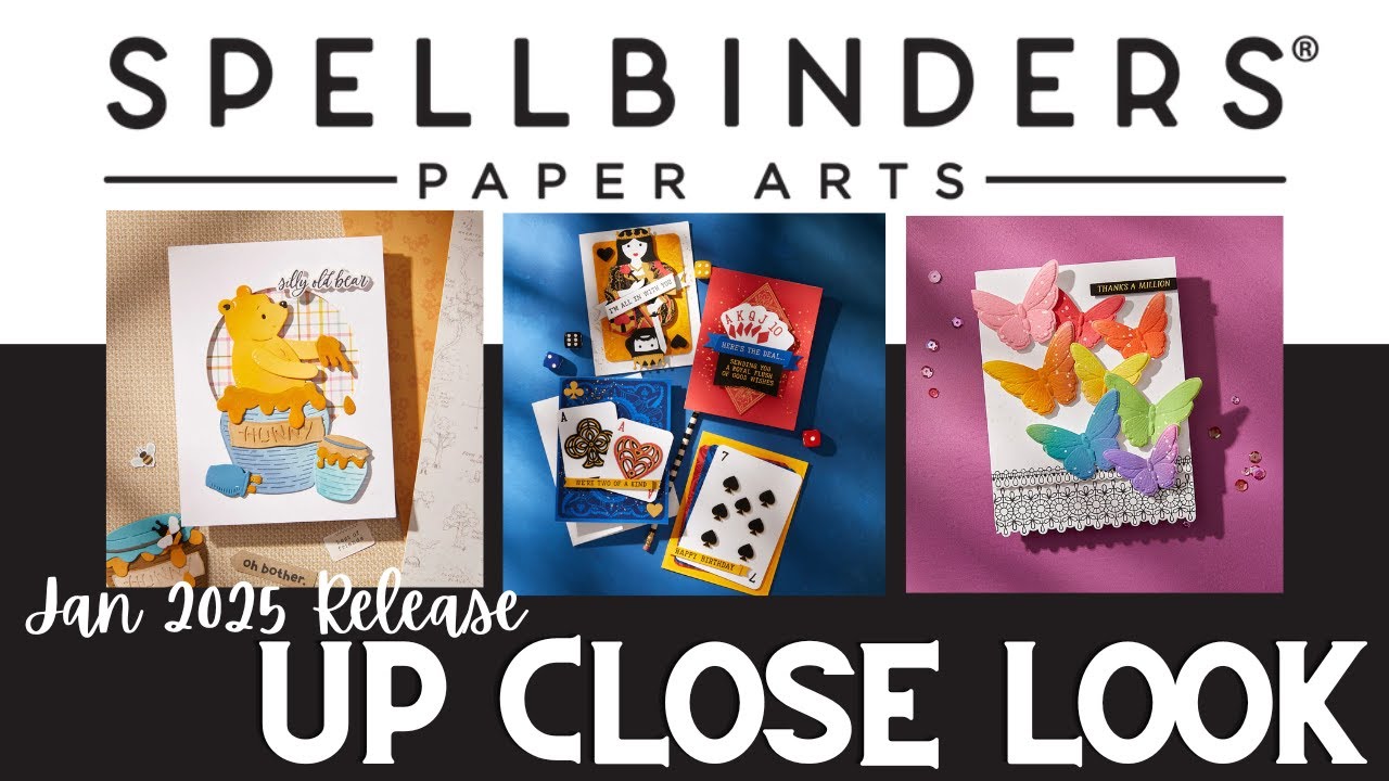 Spellbinders Up Close Look at the January 2025 NEW RELEASE. @teamspellbinders