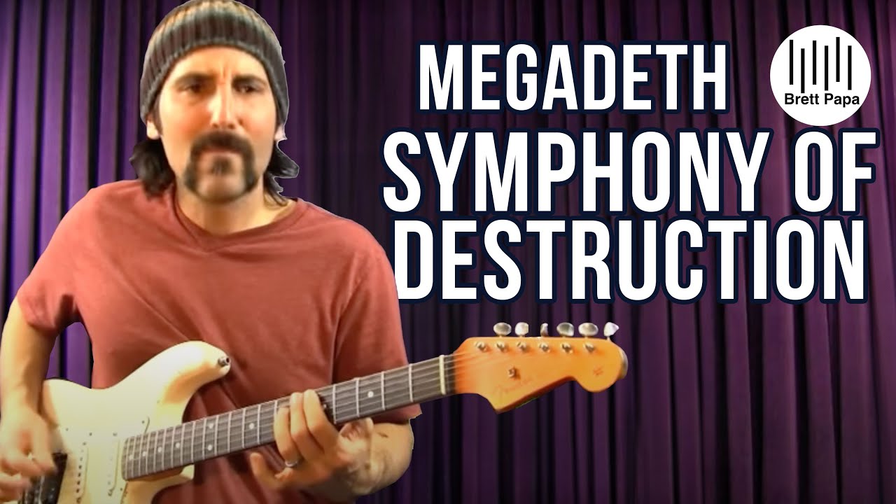 Megadeth - Symphony of Destruction - Guitar Lesson