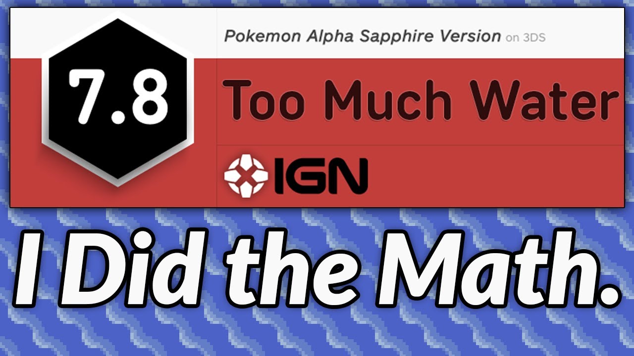 How I Proved Hoenn Doesn't have Too Much Water