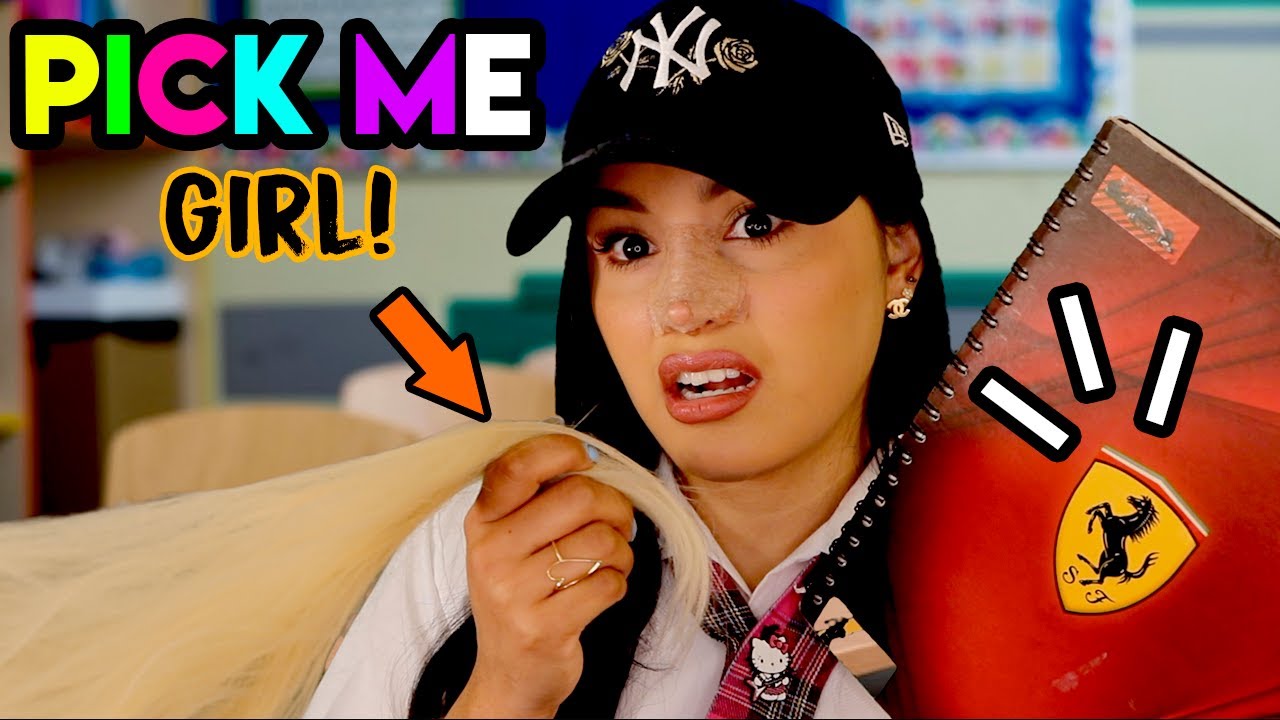 📚 La PICK ME GIRL 😰 del SALÓN de Clases JUEGA con TU CABELLO I Ges ASMR