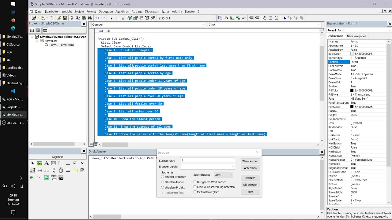 VB6 CSV Import and  Filtering