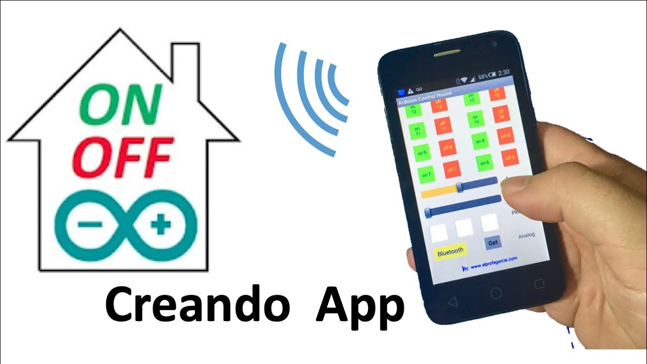 ✅ Tu primer App para Electrónica de Potencia, Dimmer vía Bluetooth, paso a paso con AppInventor