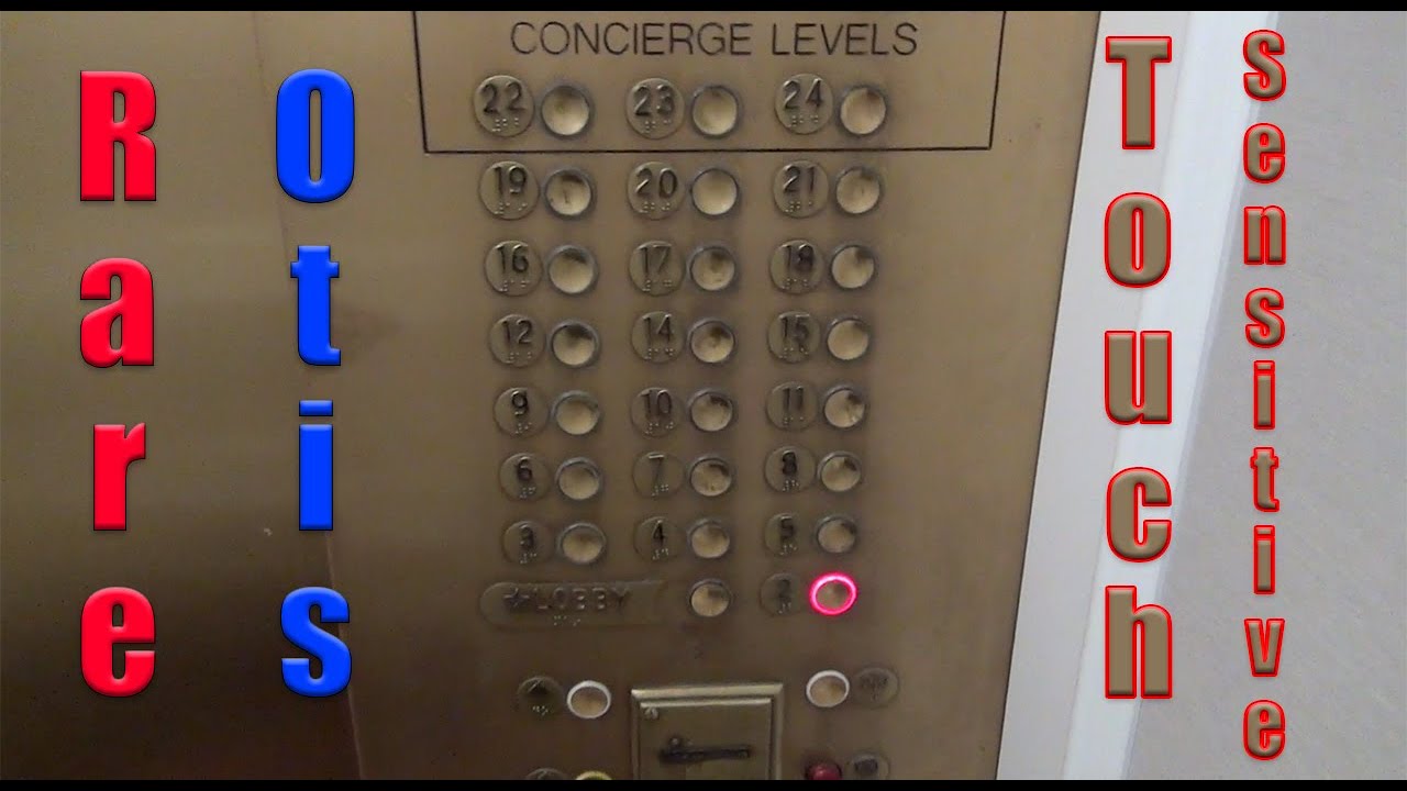 Rare Otis Touch Sensitive Elevators at Norfolk Waterside Marriott