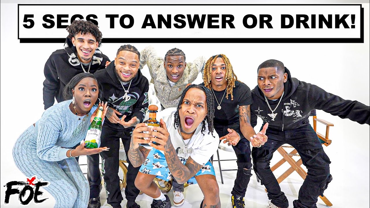 FOE 5 SECONDS TO ANSWER OR DRINK!