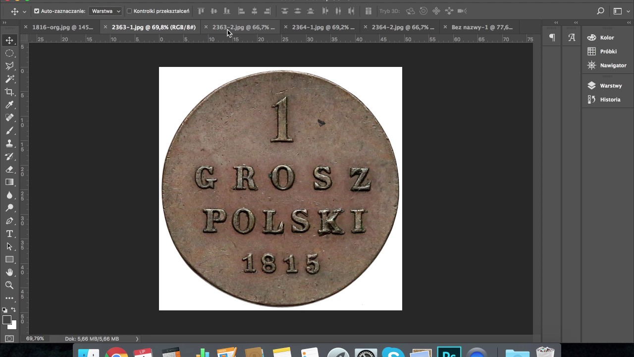 Unikatowy Grosz polski 1815 roku