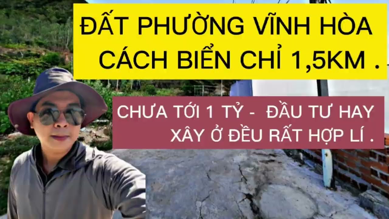 BÁN ĐẤT PHƯỜNG VĨNH HÒA NHA TRANG GIÁ TỐT ĐẦU TƯ. CHƯA TỚI 1 TỶ CÓ THỂ SỞ HỮU | TRẦN ANH THI BĐS.