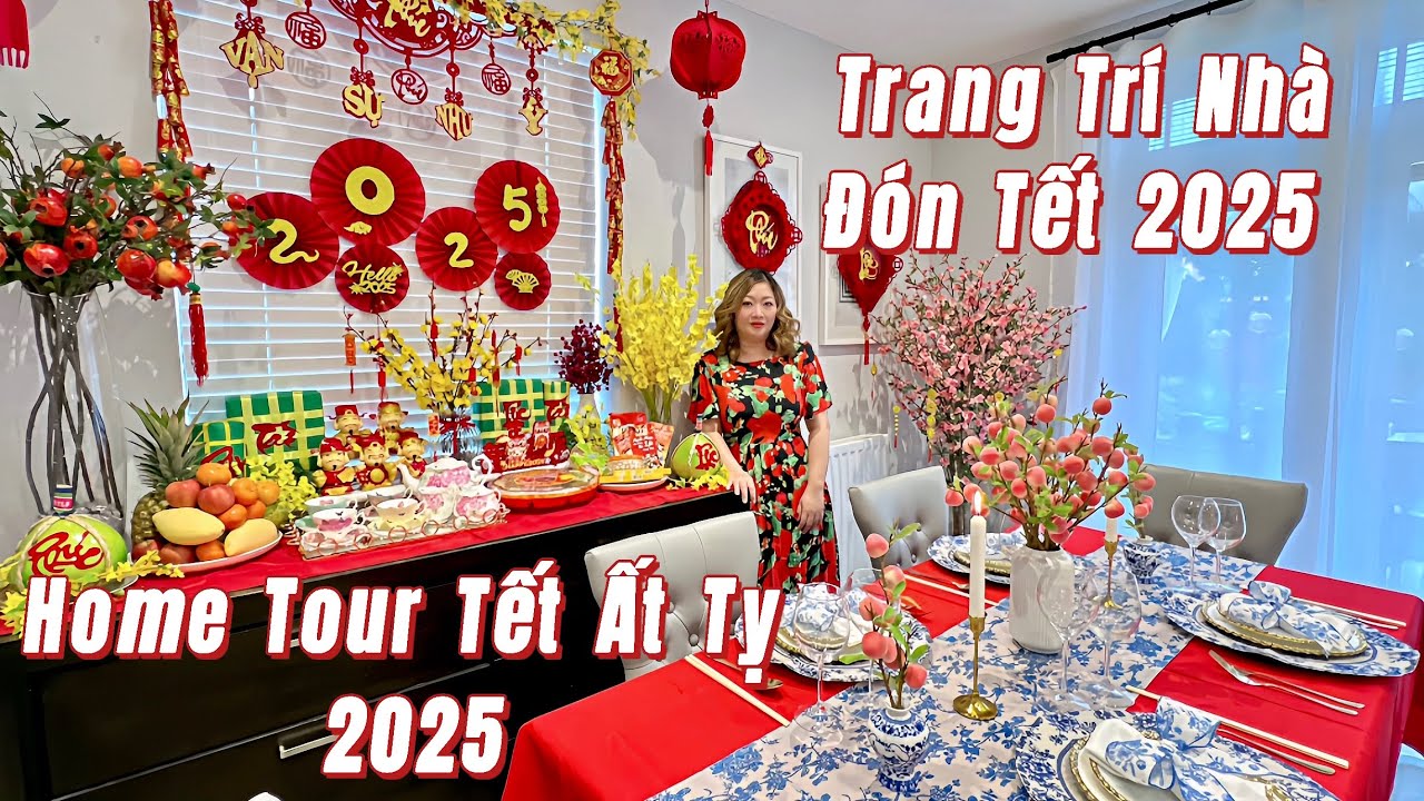 Home Tour Tết Ất Tỵ 2025 - Trang Trí Nhà Đón Tết Ất Tỵ 2025 #tet #tết #tet2025 #lunarnewyear