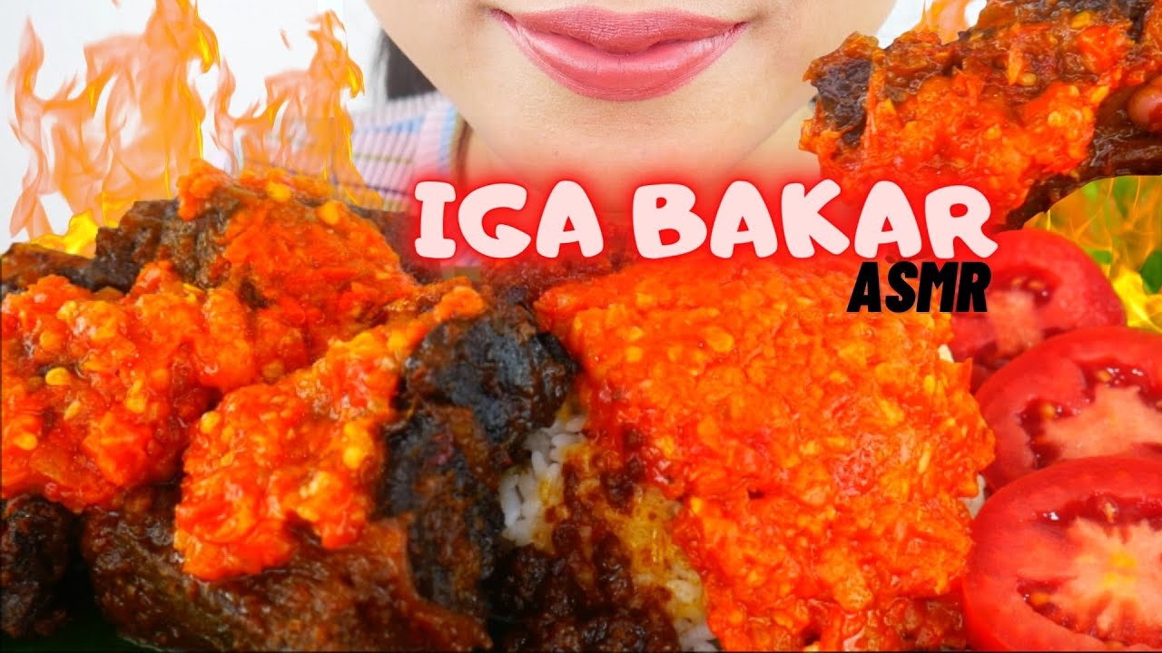 MAKNYOS! ASMR IGA BAKAR MERCON | ASMR INDONESIA