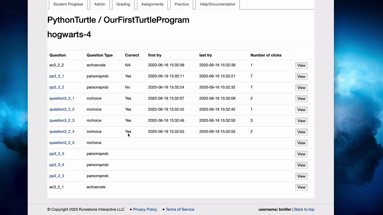 Student Progress