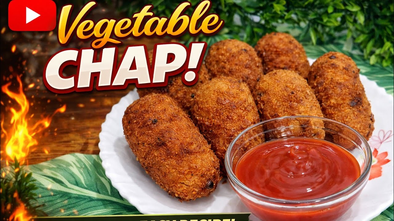 Vegetable Chap😻🔥 | Homemade #food #viralvideo #snacks 