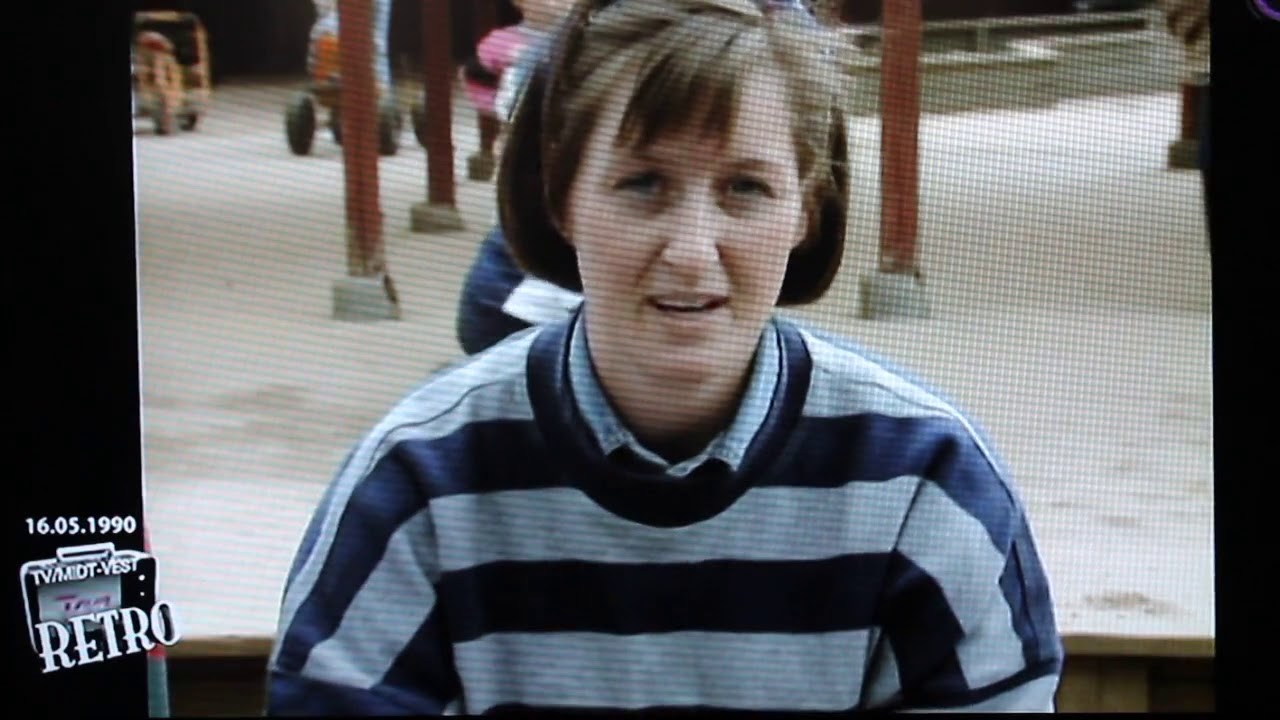 Ole Møller og Ann Hovesen om børnepsning i Aulum 1990