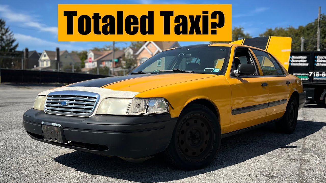 Buying A Wrecked NYC Taxi Long Wheelbase Crown Victoria!
