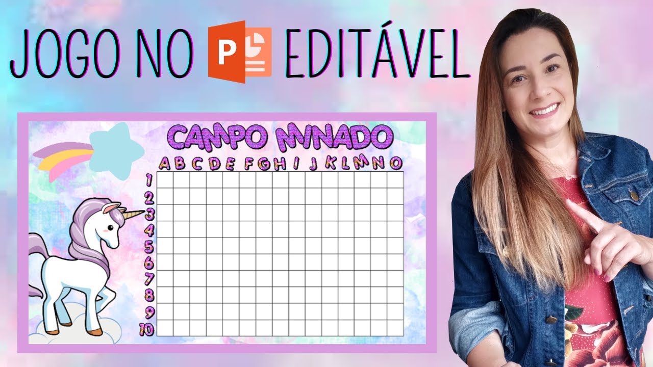Jogo de Campo Minado no PowerPoint – EDITÁVEL!