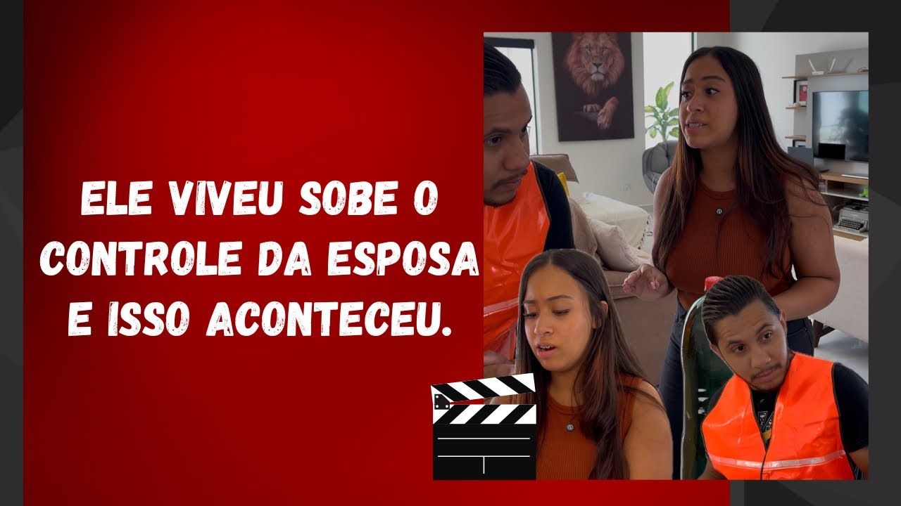 Ele viveu sobe o controle da esposa e isso aconteceu.
